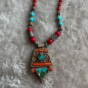 Bohemian Multicolor Beaded Necklace